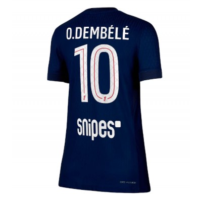 Paris Saint-Germain Dam Hemmatröja 2025/26 Ousmane Dembélé 10 Kortärmad Fotbollströja