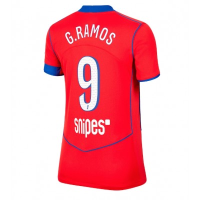 Paris Saint-Germain Dam Tredjetröja 2025/26 Gonçalo Ramos 9 Kortärmad Fotbollströja