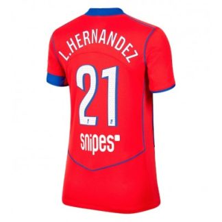 Paris Saint-Germain Dam Tredjetröja 2025/26 Lucas Hernandez 21 Kortärmad Fotbollströja