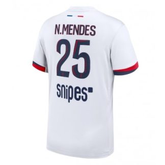 Paris Saint-Germain Herr Bortatröja 2025/26 Nuno Mendes 25 Kortärmad Fotbollströja