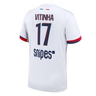 Paris Saint-Germain Herr Bortatröja 2025/26 Vitinha 17 Kortärmad Fotbollströja