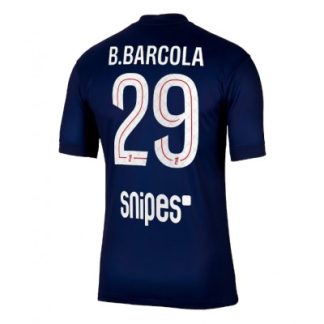 Paris Saint-Germain Herr Hemmatröja 2025/26 Bradley Barcola 29 Kortärmad Fotbollströja