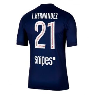 Paris Saint-Germain Herr Hemmatröja 2025/26 Lucas Hernandez 21 Kortärmad Fotbollströja