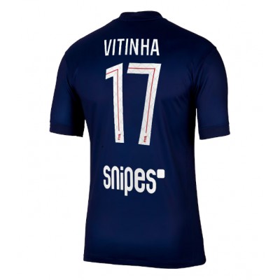 Paris Saint-Germain Herr Hemmatröja 2025/26 Vitinha 17 Kortärmad Fotbollströja
