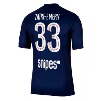 Paris Saint-Germain Herr Hemmatröja 2025/26 Warren Zaire-Emery 33 Kortärmad Fotbollströja