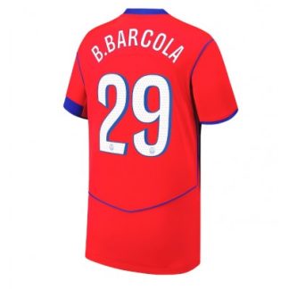 Paris Saint-Germain Herr Tredjetröja 2025/26 Bradley Barcola 29 Kortärmad Fotbollströja