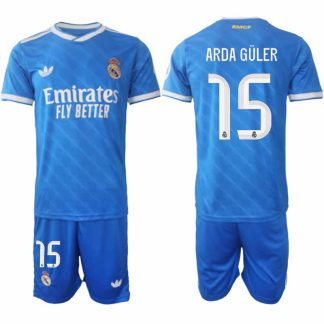 Real Madrid Arda Güler #15 Herr Tredjeställ 2025-26 Tröja + Shorts
