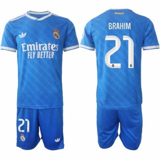 Real Madrid Brahim Díaz #21 Herr Tredjeställ 2025-26 Tröja + Shorts