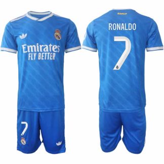 Real Madrid Cristiano Ronaldo #7 Herr Tredjeställ 2025-26 Tröja + Shorts