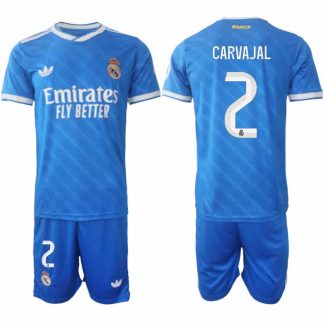 Real Madrid Dani Carvajal #2 Herr Tredjeställ 2025-26 Tröja + Shorts