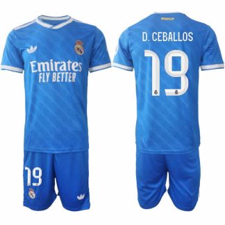 Real Madrid Dani Ceballos #19 Herr Tredjeställ 2025-26 Tröja + Shorts