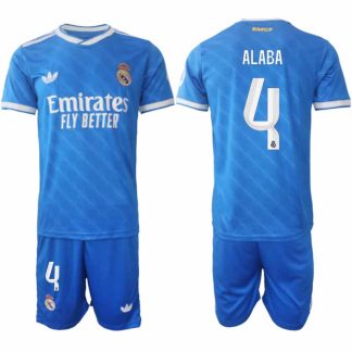 Real Madrid David Alaba #4 Herr Tredjeställ 2025-26 Tröja + Shorts