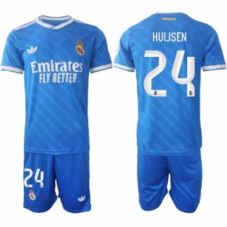 Real Madrid Dean Huijsen #24 Herr Tredjeställ 2025-26 Tröja + Shorts