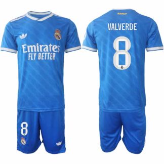 Real Madrid Federico Valverde #8 Herr Tredjeställ 2025-26 Tröja + Shorts