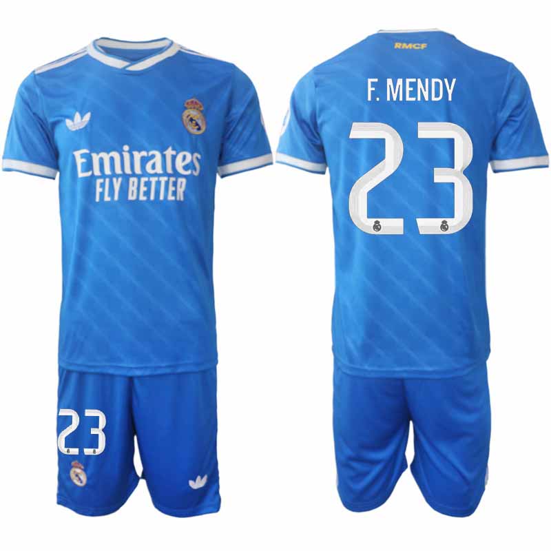 Real Madrid Ferland Mendy #23 Herr Tredjeställ 2025-26 Tröja + Shorts