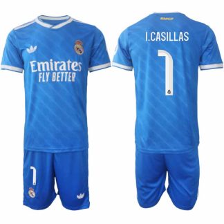 Real Madrid Iker Casillas #1 Herr Tredjeställ 2025-26 Tröja + Shorts