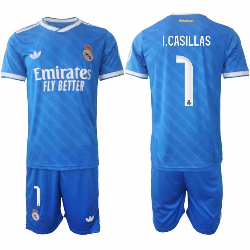 Real Madrid Iker Casillas #1 Herr Tredjeställ 2025-26 Tröja + Shorts