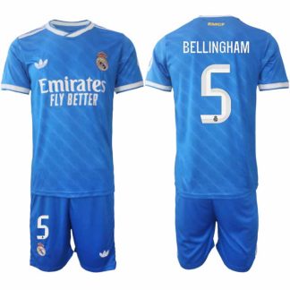 Real Madrid Jude Bellingham #5 Herr Tredjeställ 2025-26 Tröja + Shorts