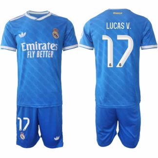 Real Madrid Lucas Vázquez #17 Herr Tredjeställ 2025-26 Tröja + Shorts