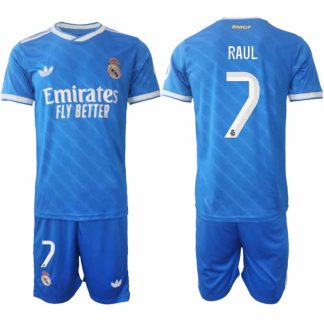 Real Madrid Raul #7 Herr Tredjeställ 2025-26 Tröja + Shorts