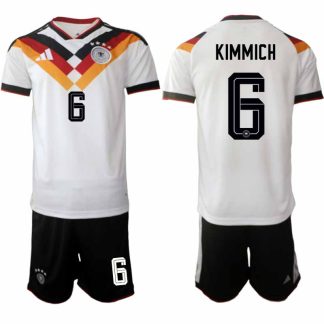 Tyskland 2026 VM Hemmaställ Herr Joshua Kimmich #6 Kortärmad Tröja + Shorts