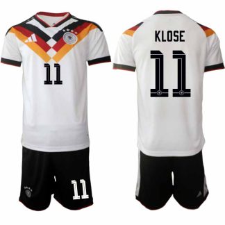 Tyskland 2026 VM Hemmaställ Herr Miroslav Klose #11 Kortärmad Tröja + Shorts