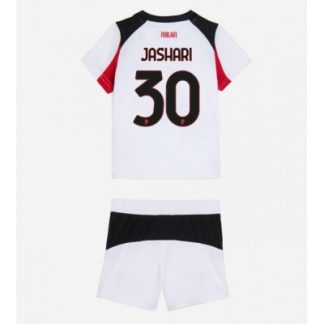 AC Milan 2025/26 Bortatröja Barn Set – Ardon Jashari #30 Kortärmad Fotbollströja med Shorts