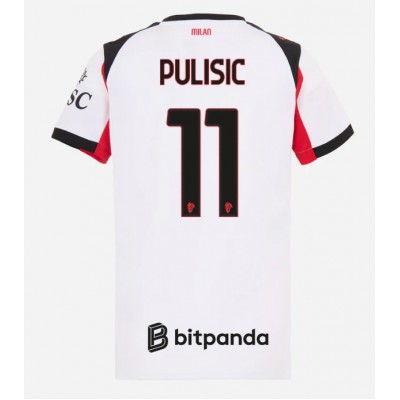 AC Milan 2025/26 Bortatröja Dam Christian Pulisic #11 Kortärmad Fotbollströja