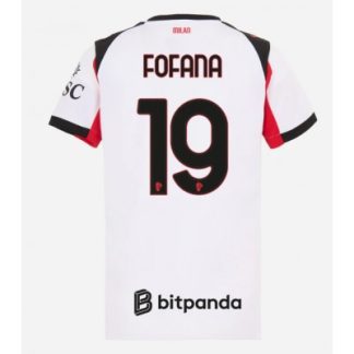 AC Milan 2025/26 Bortatröja Dam Youssouf Fofana #19 Kortärmad Fotbollströja