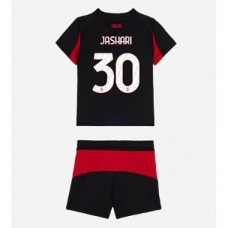 AC Milan 2025/26 Hemmatröja Barn Set – Ardon Jashari #30 Kortärmad Fotbollströja med Shorts