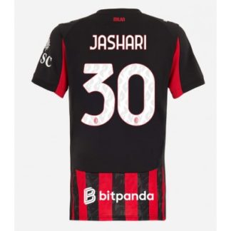 AC Milan 2025/26 Hemmatröja Dam Ardon Jashari #30 Kortärmad Fotbollströja