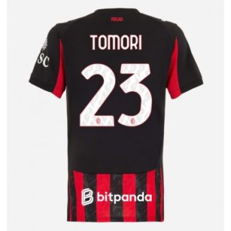 AC Milan 2025/26 Hemmatröja Dam Fikayo Tomori #23 Kortärmad Fotbollströja