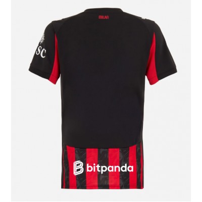 AC Milan 2025/26 Hemmatröja Dam Kortärmad Fotbollströja-1