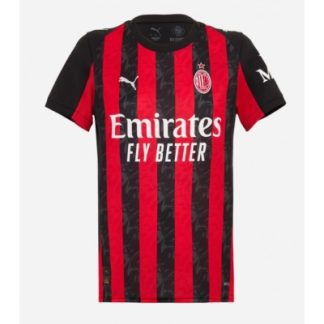 AC Milan 2025/26 Hemmatröja Dam Kortärmad Fotbollströja