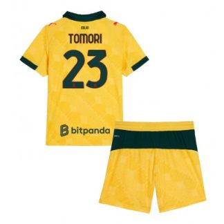 AC Milan 2025/26 Tredjetröja Barn Set – Fikayo Tomori #23 Kortärmad Fotbollströja med Shorts