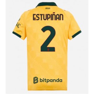 AC Milan 2025/26 Tredjetröja Dam Pervis Estupiñán #2 Kortärmad Fotbollströja