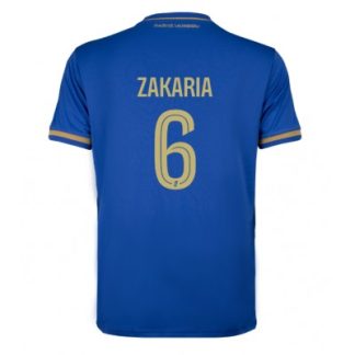 AS Monaco 2025/26 Bortatröja Herr Denis Zakaria #6 Kortärmad Fotbollströja