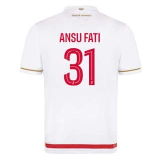 AS Monaco 2025/26 Hemmatröja Herr Ansu Fati #31 Kortärmad Fotbollströja