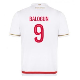 AS Monaco 2025/26 Hemmatröja Herr Folarin Balogun #9 Kortärmad Fotbollströja