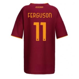 AS Roma 2025/26 Hemmatröja Dam Evan Ferguson #11 Kortärmad Fotbollströja
