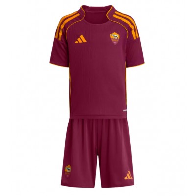 AS Roma Hemmaställ Barn 2025/26 Kortärmad + Shorts