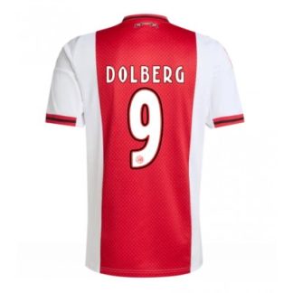 Ajax 2025/26 Hemmatröja Herr Kasper Dolberg #9 Kortärmad Fotbollströja