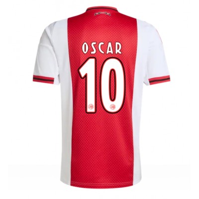 Ajax 2025/26 Hemmatröja Herr Oscar Gloukh #10 Kortärmad Fotbollströja