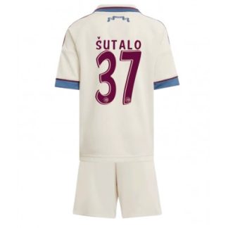 Ajax 2025/26 Tredjetröja Barn Set – Josip Šutalo #37 Kortärmad Fotbollströja med Shorts