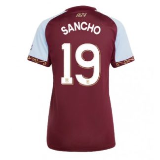 Aston Villa 2025/26 Hemmatröja Dam Jadon Sancho #19 Kortärmad Fotbollströja