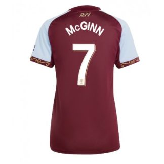 Aston Villa 2025/26 Hemmatröja Dam John McGinn #7 Kortärmad Fotbollströja