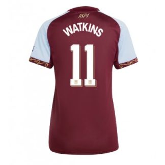 Aston Villa 2025/26 Hemmatröja Dam Ollie Watkins #11 Kortärmad Fotbollströja