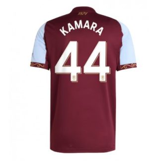 Aston Villa 2025/26 Hemmatröja Herr Boubacar Kamara #44 Kortärmad Fotbollströja