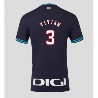 Athletic Bilbao 2025/26 Bortatröja Herr Daniel Vivian #3 Kortärmad Fotbollströja