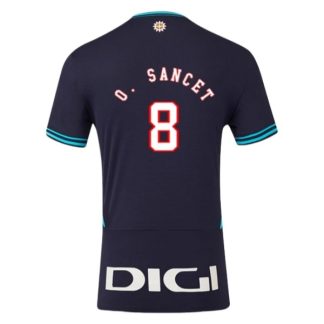 Athletic Bilbao Oihan Sancet #8 Bortatröja 2025/26 Herr Kortärmad Fotbollströja